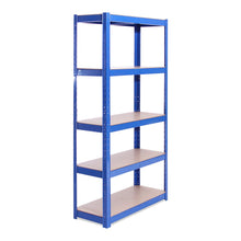 Carica l'immagine nel visualizzatore di Gallery, G-Rack 0020 Scaffale Garage(2 Pezzi) - Scaffalatura - 150cmx75cmx30cm - Blue - Ilgrandebazar