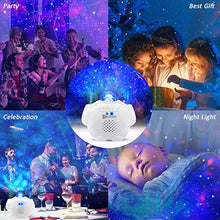 Carica l'immagine nel visualizzatore di Gallery, AETKFO Proiettore Stelle Bambini con Musica Lampada Luce Notturna...