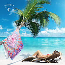 Carica l'immagine nel visualizzatore di Gallery, AtailorBird Telo Mare Grande Asciugamano da Spiaggia in 180x90cm, Modello 1