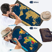 Carica l'immagine nel visualizzatore di Gallery, POOTACK Mappa del Mondo, da Grattare 840 * 420mm - Island,... - Ilgrandebazar