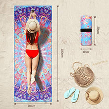 Carica l'immagine nel visualizzatore di Gallery, AtailorBird Telo Mare Grande Asciugamano da Spiaggia in 180x90cm, Modello 1