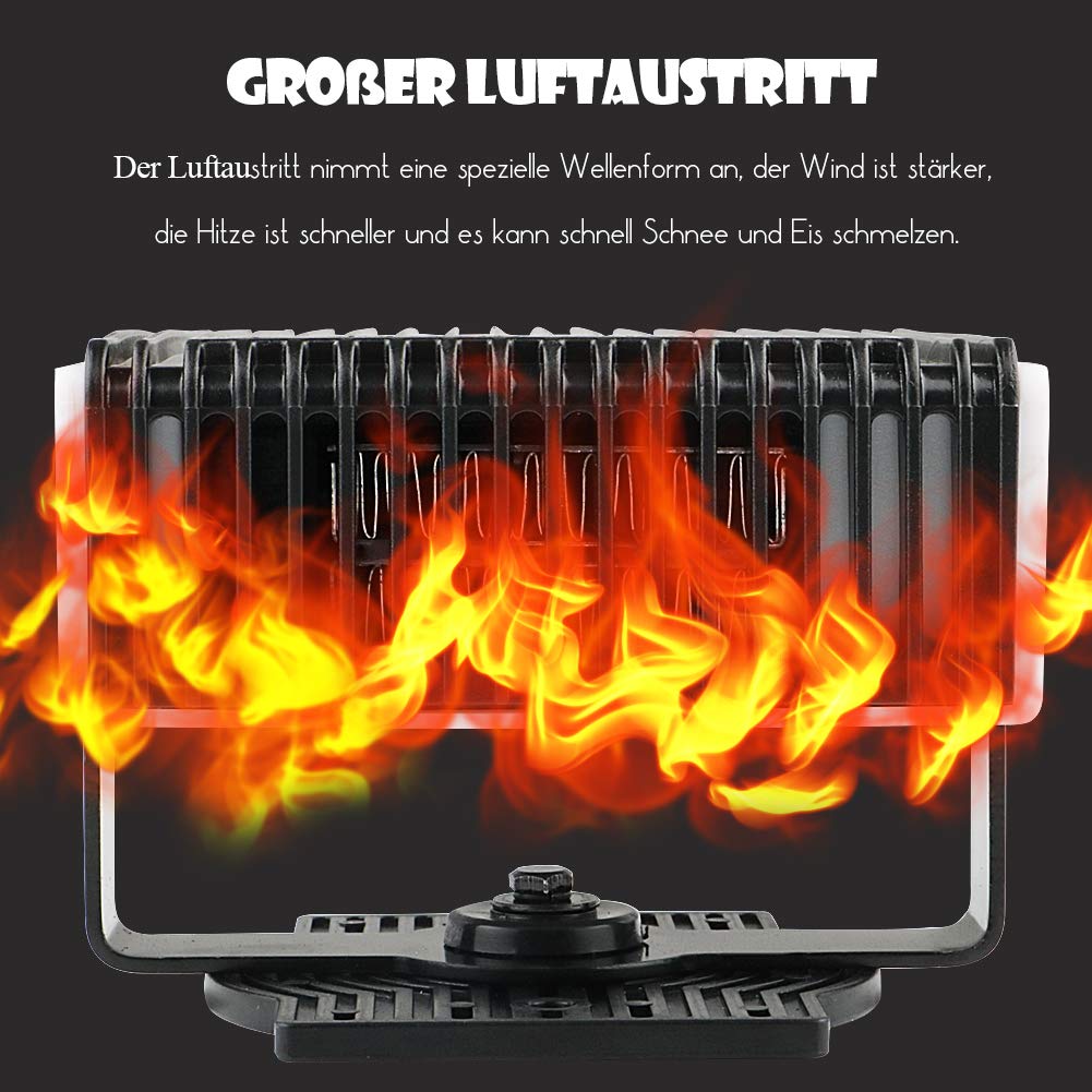 Achort Auto Riscaldatore, 12 V 150 W Riscaldatore Portatile per Auto 2 in 1 Presa Accendisigari