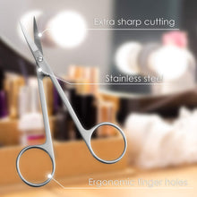 Carica l'immagine nel visualizzatore di Gallery, Auxmir Forbicine Unghie e Cuticole in Acciaio 9,8 cm, Forbici unghie 9,8CM - Ilgrandebazar