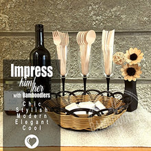 Carica l'immagine nel visualizzatore di Gallery, BAMBOODLERS Forchette Monouso in Legno | 100% Naturale, Ecologico,... - Ilgrandebazar