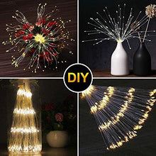 Carica l'immagine nel visualizzatore di Gallery, 2 pacchi 120 LEDs Fuochi d'Artificio Luci, luce a stringa impermeabile con...