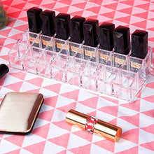 Carica l'immagine nel visualizzatore di Gallery, WolinTek Rossetto Trucco Organizzatore, Acrilico organizzatore...