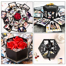 Carica l'immagine nel visualizzatore di Gallery, VEESUN Explosion Box, Scrapbook DIY Photo Album, Fai da Te di Scatola Nero