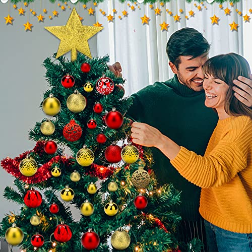 Palla Appesa LED Decorazione Natalizia Palla Di Vetro Palla Di Natale Palla Di L