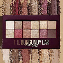 Carica l'immagine nel visualizzatore di Gallery, Maybelline MAY BURGUNDY BAR PALET.BLfr/it/nl 04 Bu ombretto Rosso Glitter,... - Ilgrandebazar