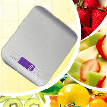 Carica l'immagine nel visualizzatore di Gallery, GPISEN Bilancia da Cucina Smart Digitale con Funzione Tare,5kg/11 lbs Argento - Ilgrandebazar