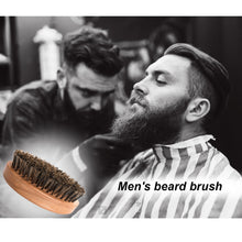 Carica l'immagine nel visualizzatore di Gallery, BFWood Set di Spazzola Barba con setole cinghiale e Pettine - Stile Set-b - Ilgrandebazar