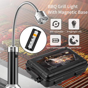 MojiDecor Lampada Barbecue Magnetica LED con Tubo Flessibile per Griglia... - Ilgrandebazar