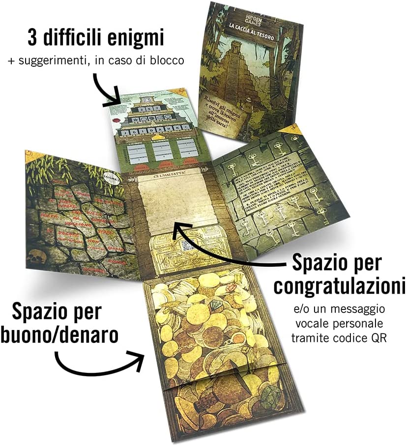 Hidden Games Enigma Carta - La Caccia Al Tresoro - Edizione