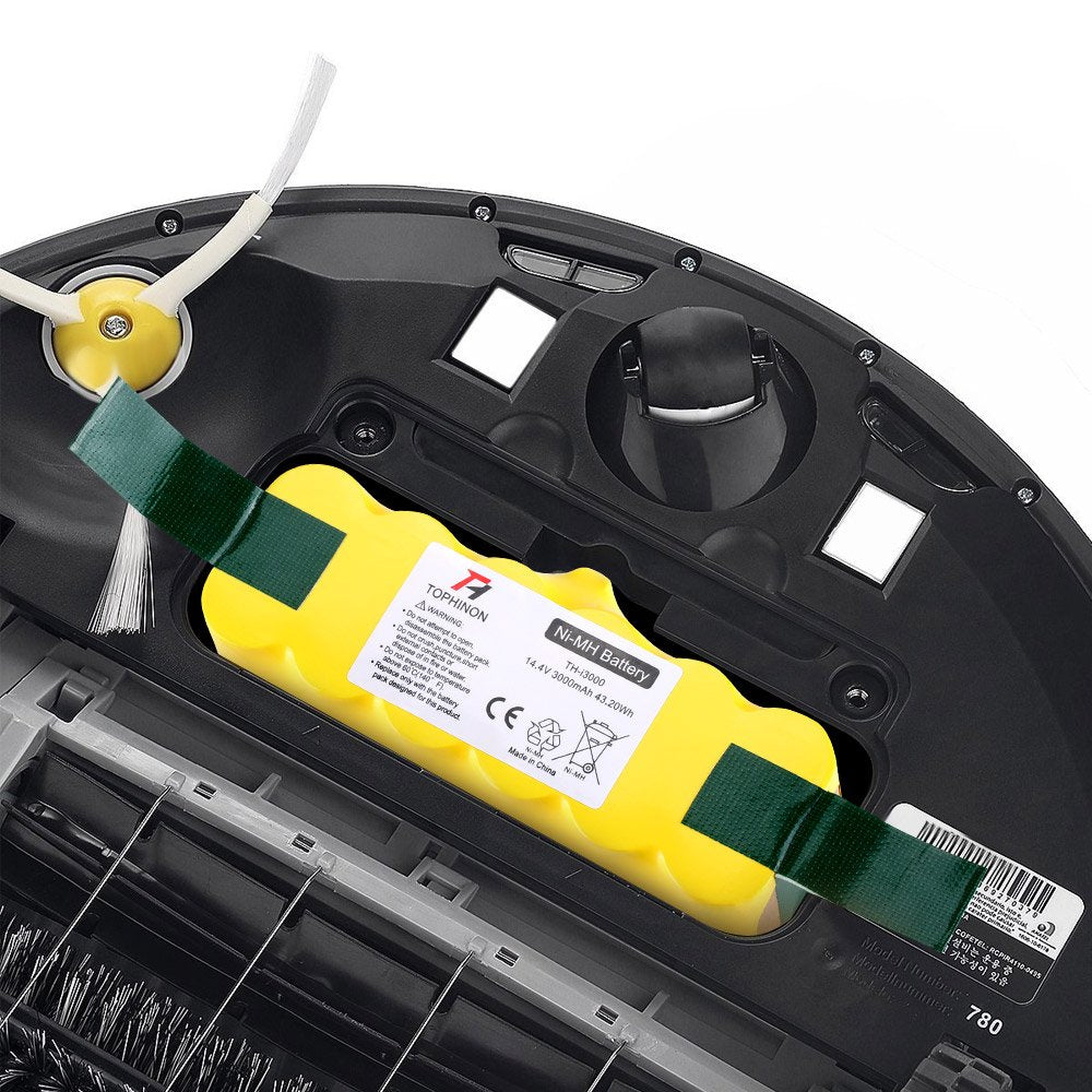 Batteria Per Roomba Ni-MH 3000mAh 14.4V - Ricambio Per Serie 500-800 - Foto 11