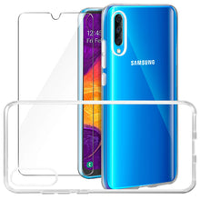 Carica l'immagine nel visualizzatore di Gallery, Leathlux Cover Samsung Galaxy A50 2019 Custodia Trasparente + Pellicola... - Ilgrandebazar