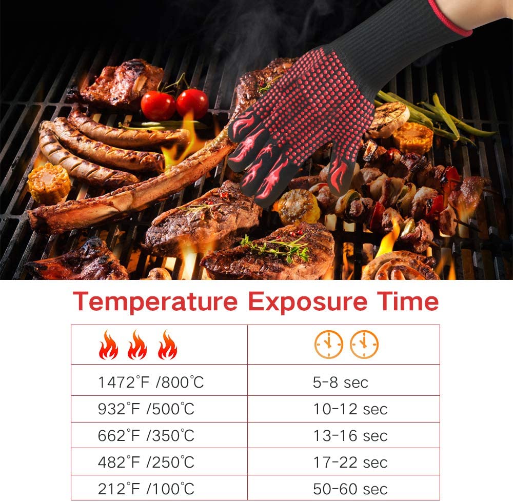 Presine Cucina Set Di 4 Guanti Da Forno OUTDOUSE - Resistente Al Calore Per Cucina E Grigliata, Con Presine Presine Forno - 4
