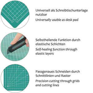MAXKO Tappetino da taglio A1 (90x60 cm) autorigenerante | Cutting mat, Blu - Ilgrandebazar