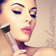 Carica l'immagine nel visualizzatore di Gallery, Pennelli Make Up Kabuki Fondotinta (Oro Rosa) Oro Rosa - Ilgrandebazar