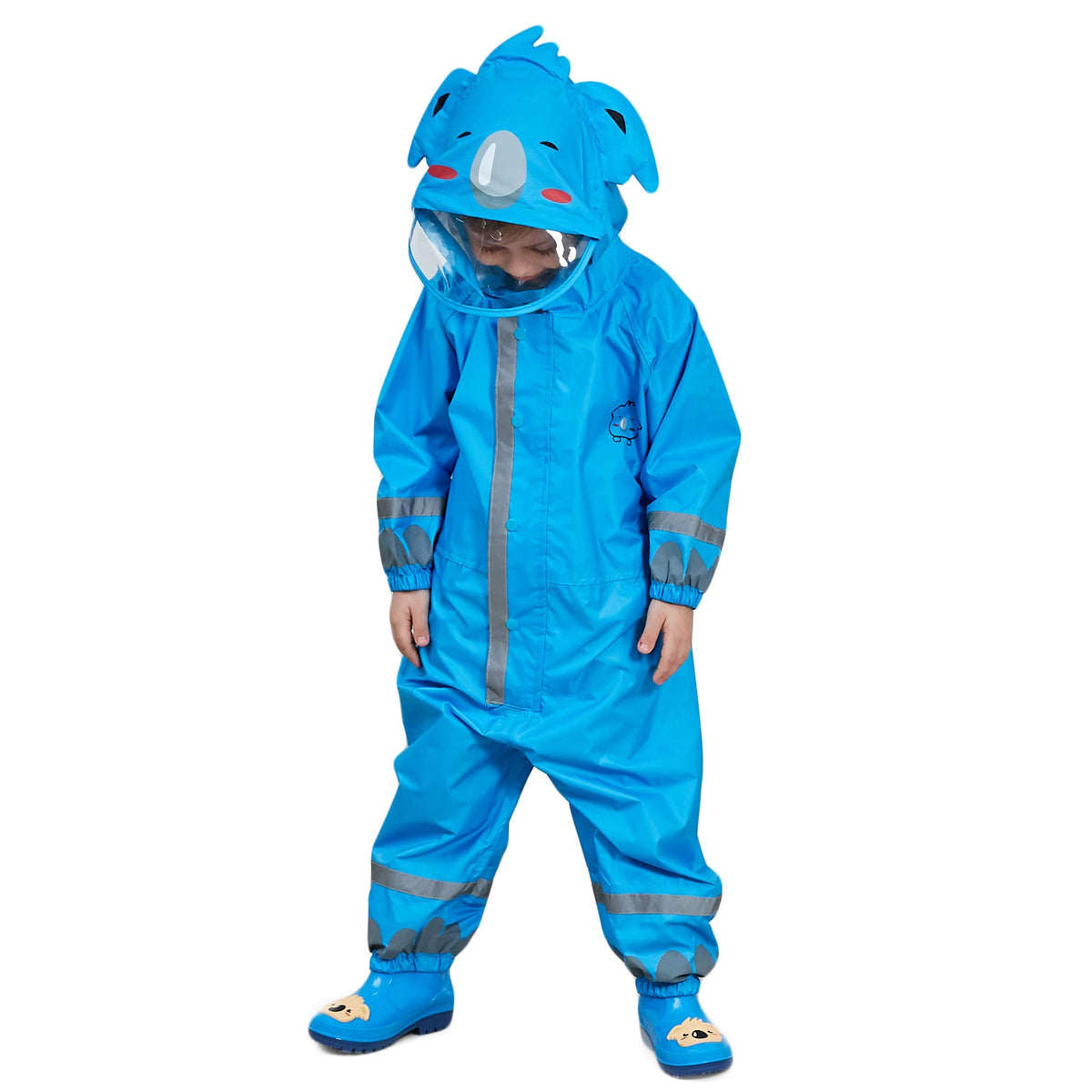Tuta Impermeabile Bambini Zorax – Antivento E Traspirante – Blu Navy – Taglia 13-14 Anni – Con Custodia