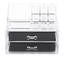 Carica l'immagine nel visualizzatore di Gallery, Ordinare&Co Cosmetic Organizer Blocco 2 Cassetti Non applicable, Trasparente