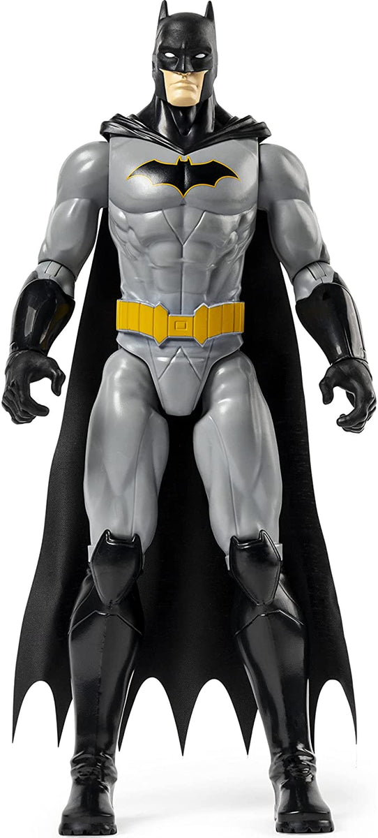 Batman Personaggio Articolato 30 Cm | Figura Da Collezione In Versione Grigio/blu Con Mantello In Stoffa E 11 Punti Di Movimento - 2