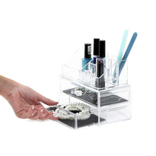 Carica l'immagine nel visualizzatore di Gallery, Ordinare&Co Cosmetic Organizer Blocco 2 Cassetti Non applicable, Trasparente