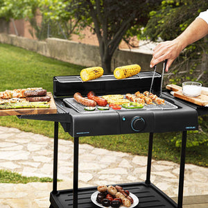 Cecotec Barbecue elettrico PerfectSteak 4250 supporto da 2400 W, griglia Nero - Ilgrandebazar