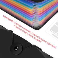 Carica l'immagine nel visualizzatore di Gallery, LOETAD Cartella Portadocumenti Soffietto Faldoni per Ufficio 12 12 tasche - Ilgrandebazar