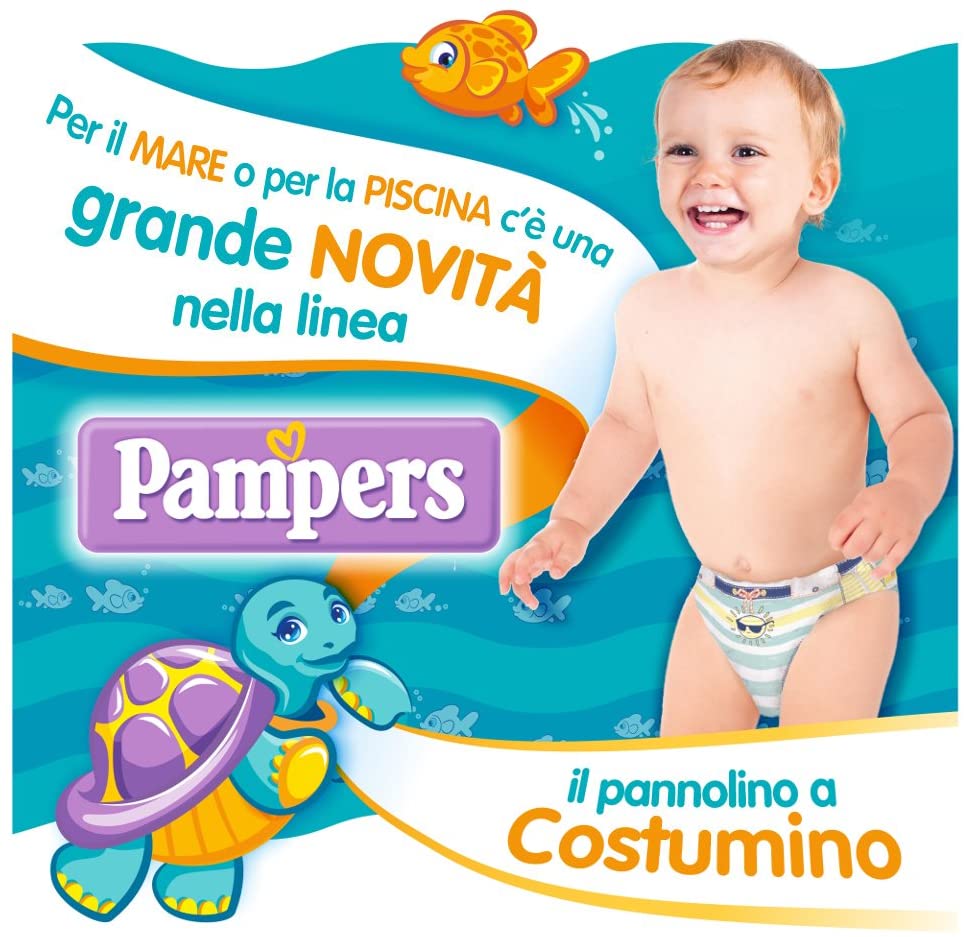 Pampers il Costumino, 22 Pannolini, Taglia (8-15 kg
