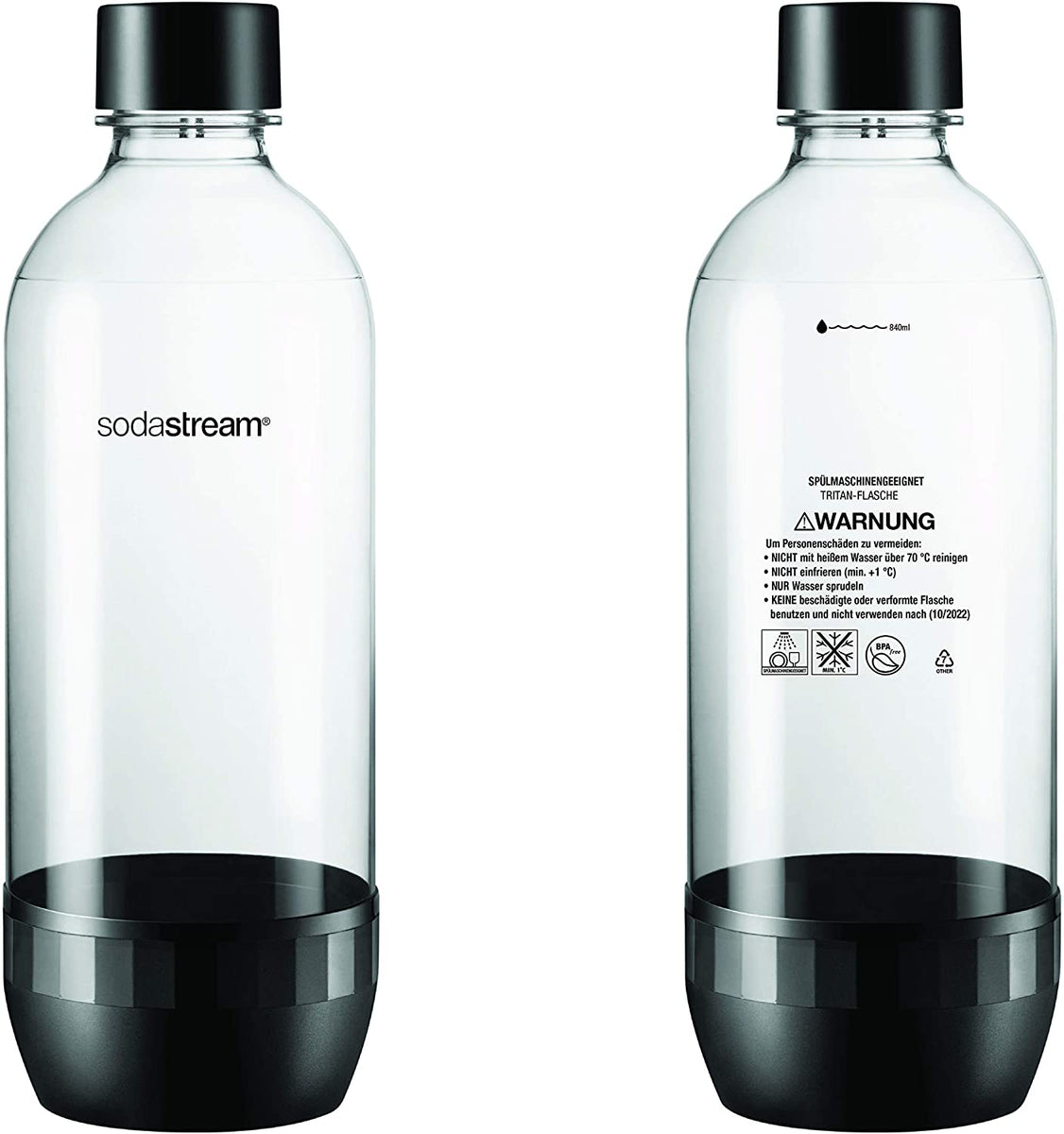 Bottiglie Riutilizzabili SodaStream Da 1L - Lavabili In Lavastoviglie, Per Acqua Frizzante, Conf. Da 2 - Foto 11