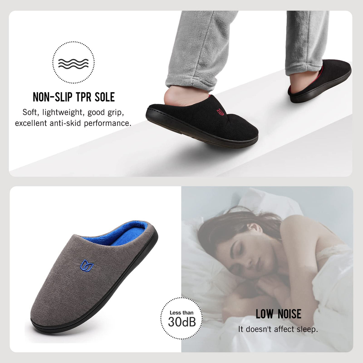 WateLves Pantofole Unisex Antiscivolo – Morbide, Leggere, A Maglia Traspirante, Per Casa E Esterno