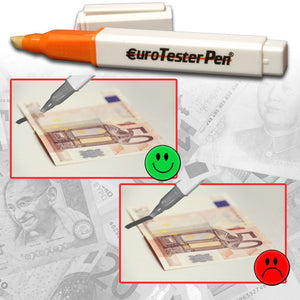 EURO TESTER PEN ® - Rilevatore per il Controllo di Banconote False Tutte... - Ilgrandebazar