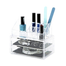 Carica l'immagine nel visualizzatore di Gallery, Ordinare&Co Cosmetic Organizer Blocco 2 Cassetti Non applicable, Trasparente