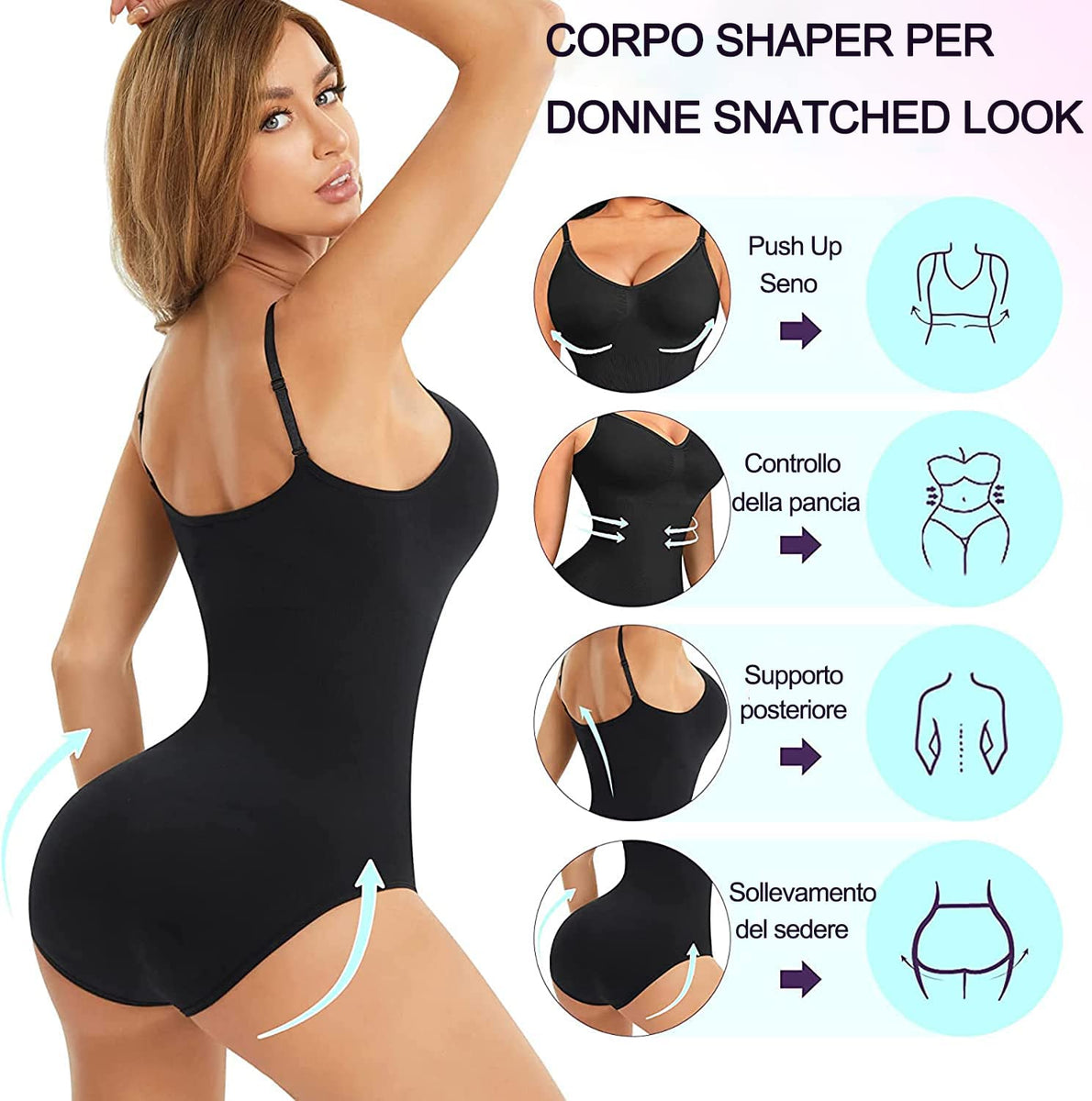 Body Modellatore Body Molto Contenitivi BODY CONTENITIVO
