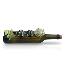 Carica l&#39;immagine nel visualizzatore di Gallery, Vaso Vetro Bottiglia di Vino (3Pz) Vasi Moderni da Interno 22,5 x 5,8cm -... - Ilgrandebazar