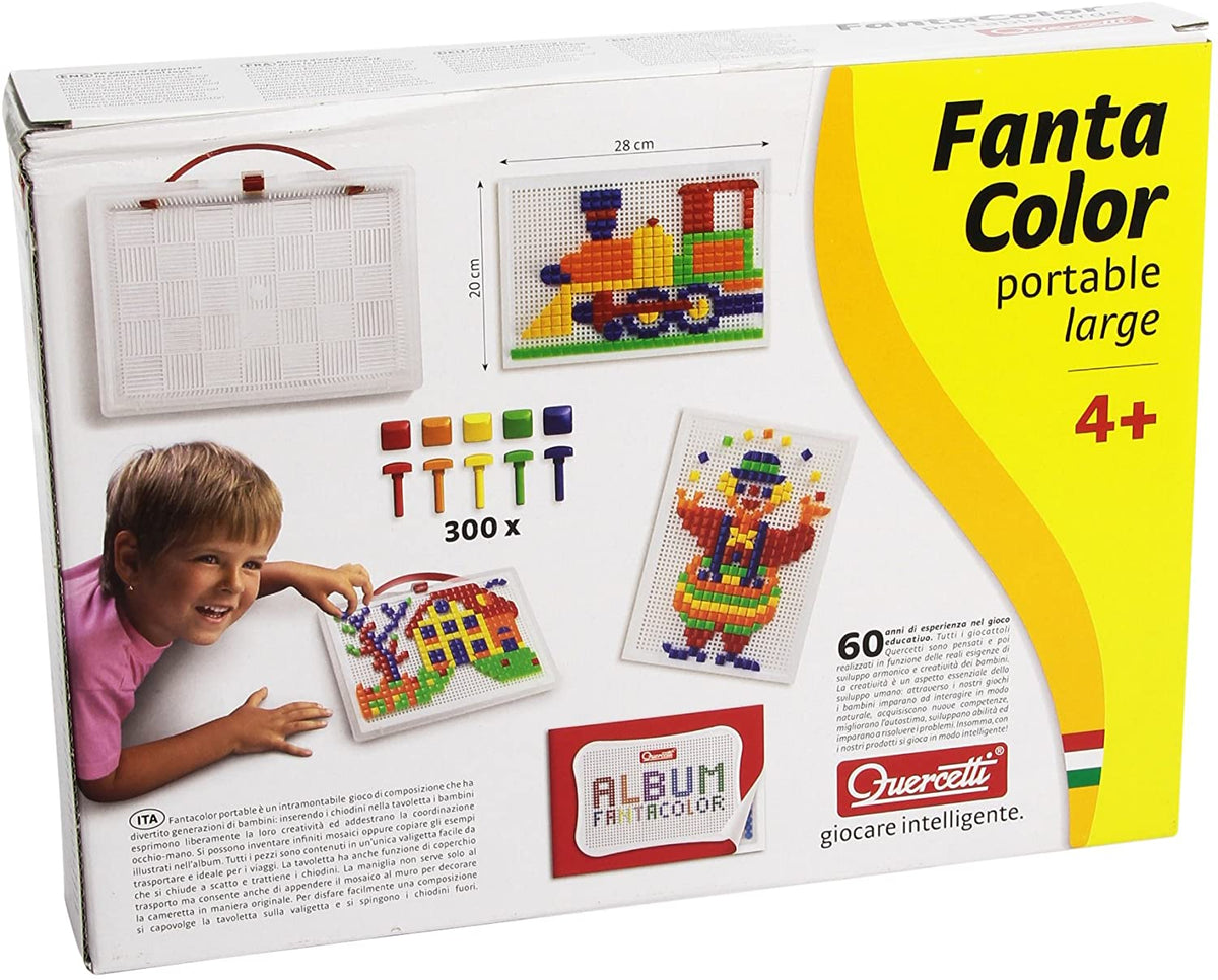 Quercetti Fantacolor Chiodini Quadrati Quercetti Quercetti- Fanta