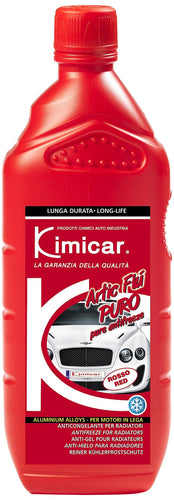 Kimicar 005R100 Artic Flu Puro Liquido Antigelo per Radiatori, 1 1L, Rosso - Ilgrandebazar