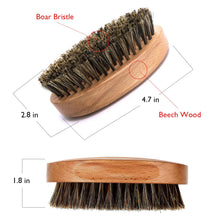 Carica l'immagine nel visualizzatore di Gallery, BFWood Set di Spazzola Barba con setole cinghiale e Pettine - Stile Set-b - Ilgrandebazar