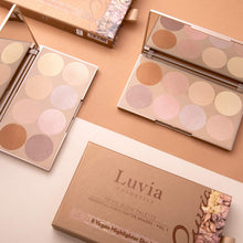 Carica l'immagine nel visualizzatore di Gallery, Luvia - Illuminante Viso e Corpo - Prime Glow Highlighter Makeup Palette - 8... - Ilgrandebazar