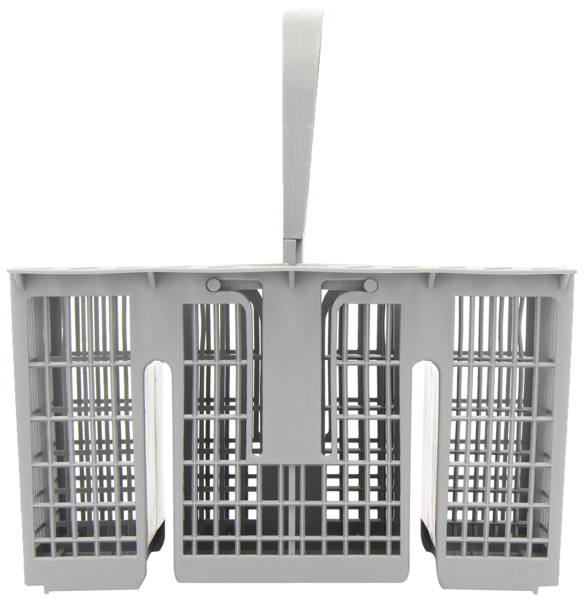 ZESTAS - Cesto Con Ruote E Manico In Legno Di Faggio, Grigio - Foto 6