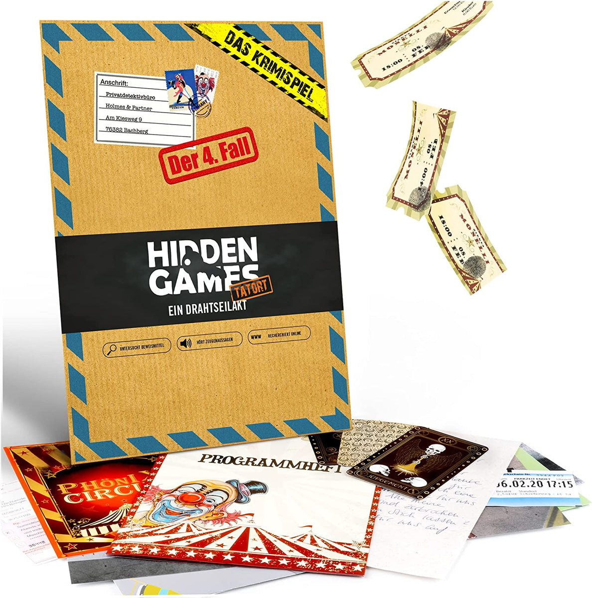 Hidden Games Luogo del reato 4 (Edizione Tedesca) – Una Corda Metallic –