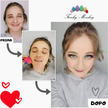 Carica l'immagine nel visualizzatore di Gallery, Spugnette Make Up 6 Pezzi Beauty Blender Fondotinta Trucchi Spugnetta Per... - Ilgrandebazar