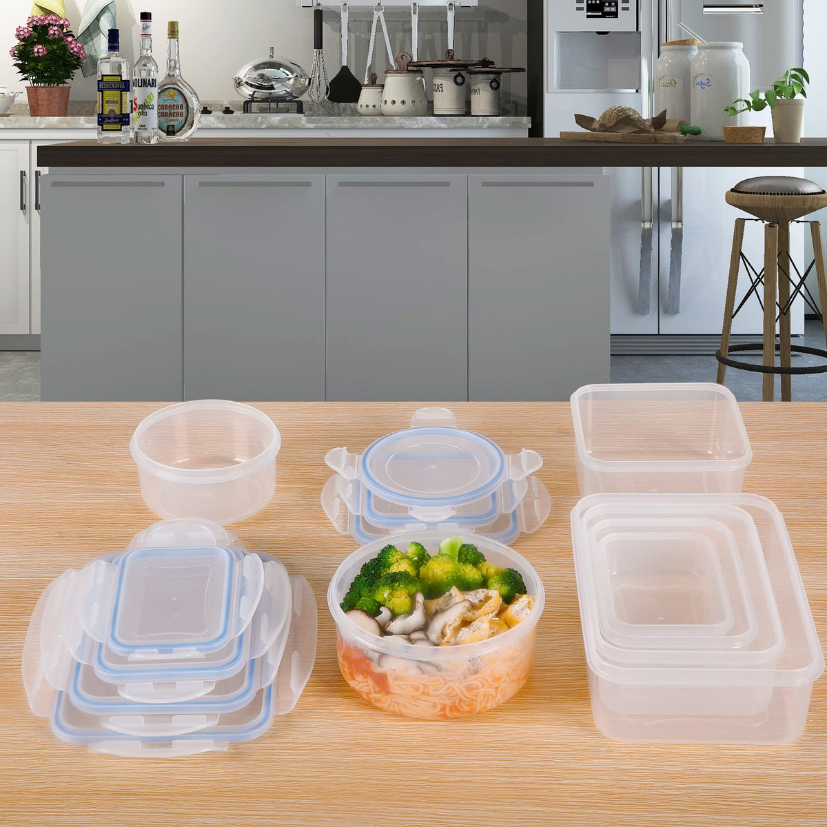 Contenitori Per Alimenti Ermetici Di 1 Scomparto Set Di 10 Recipienti Di Plastica Senza Bpa E Impila 7zcn4oibkn7s1c5h93d2 Contenitori Per Alimenti Ermetici Di 1 Scomparto Set Di 10 Recipienti Di Plastica Senza Bpa E Impila 7zcn4oibkn7s1c5h93d2