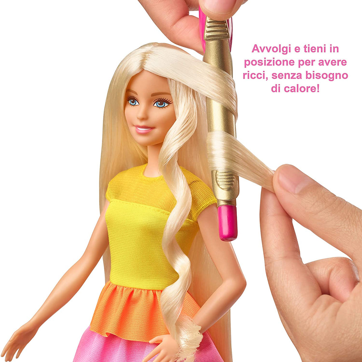 Barbie Un Tocco Di Magia Brooklyn Roberts - Bambola Con Capelli Lunghi 18 Cm, Abito Con Gonna In Tulle E Accessori, Cuccioli Inclusi, 3+ Anni - 2
