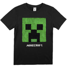 Carica l&#39;immagine nel visualizzatore di Gallery, Minecraft T-Shirt Paillettes Reversibili, Maglietta A Maniche Corta per... - Ilgrandebazar