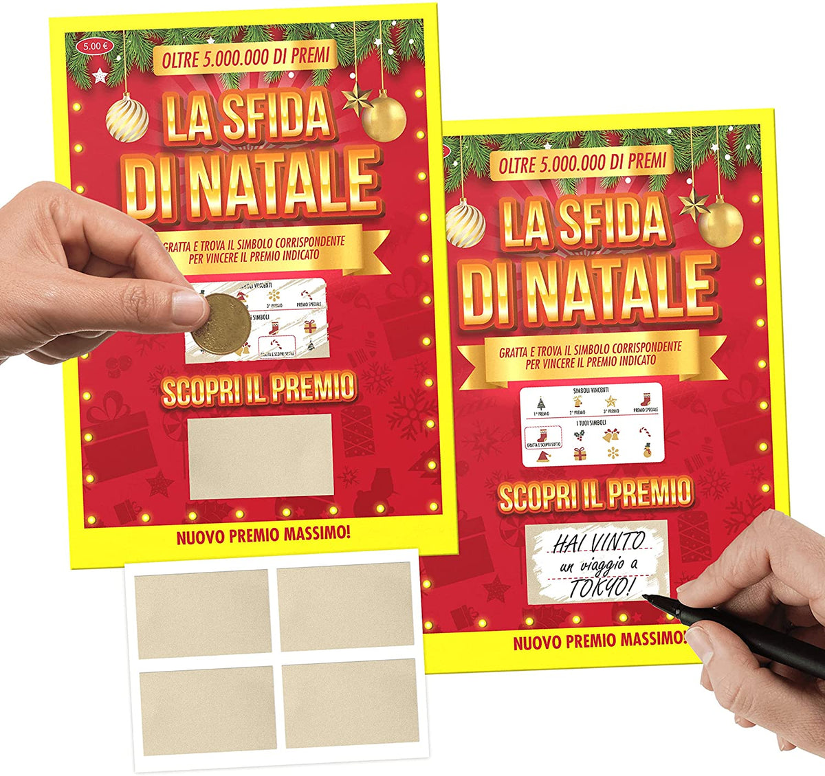HOWAF 12 Gratta E Vinci Personalizzati Per San Valentino - Idee Regalo Romantiche E Originali
