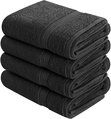 Utopia Towels - Set di Asciugamani Mani (4 Pezzi, 41x 71 41 x 71 cm, Grigio - Ilgrandebazar