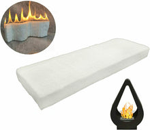 Carica l'immagine nel visualizzatore di Gallery, 2 x Spugna per stufa e camini a bioetanolo etanolo, Lana di ceramica 30 X 10 cm