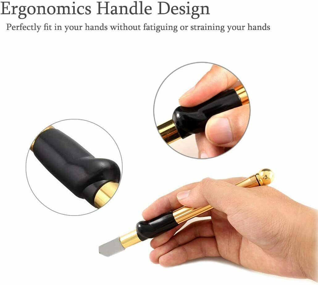 Tagliavetro Regolabile | Con Ruote In Carburo | Per Vetro 2-8mm | Base Stabile A 3 Punti - Foto 3