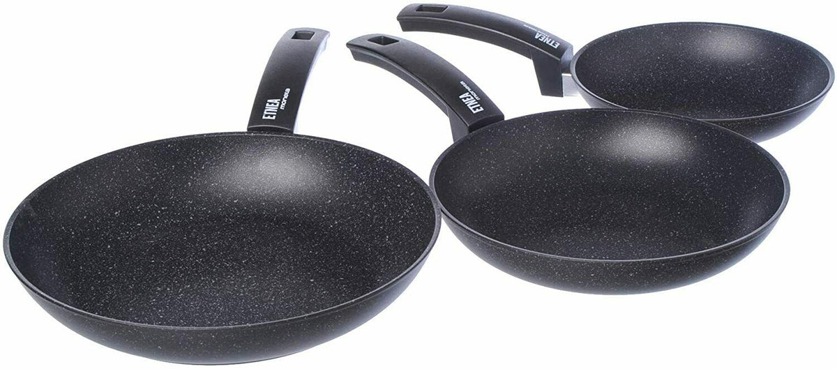 Moneta Etnea Wok 28 Cm Alluminio Nero | Acquisti Online Su